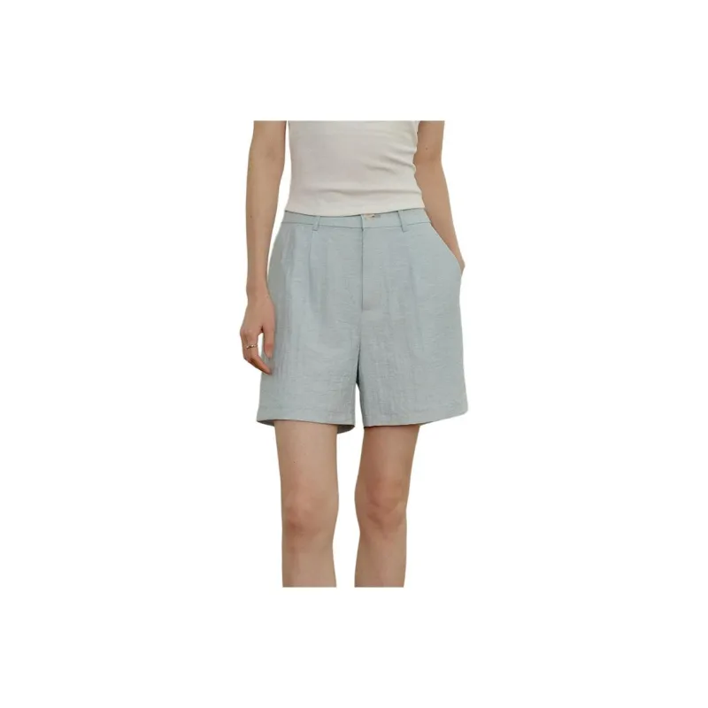 WHITEALLUSION Casual Shorts Women's-2