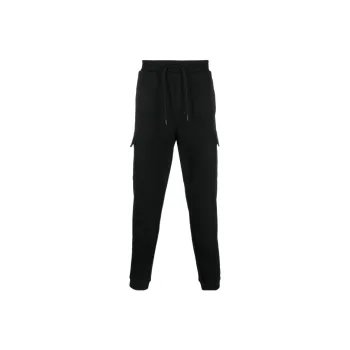 EMPORIO ARMANI EA7 Knitted Sweatpants Men's Black