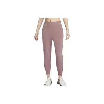 Nike Dri FIT Bliss Knitted Sweatpants Women's Smoky Purple Red
