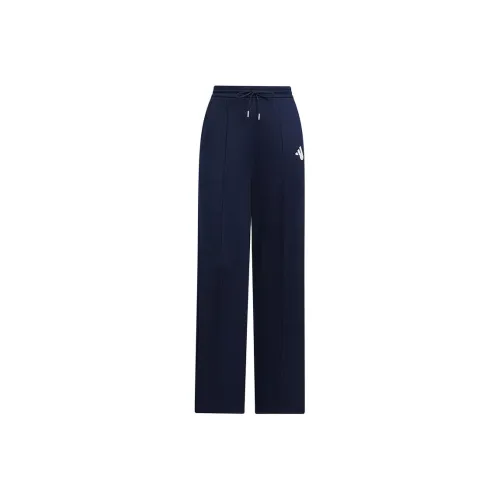 Adidas Knitted Sweatpants Women's Marine Blue
