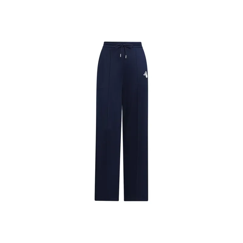Adidas Knitted Sweatpants Women's Marine Blue-0