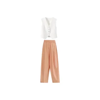 Yvetteclassic Casual Suit Women's White+Orange