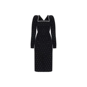 Misi Camii Long Sleeved Dresses Women's Black