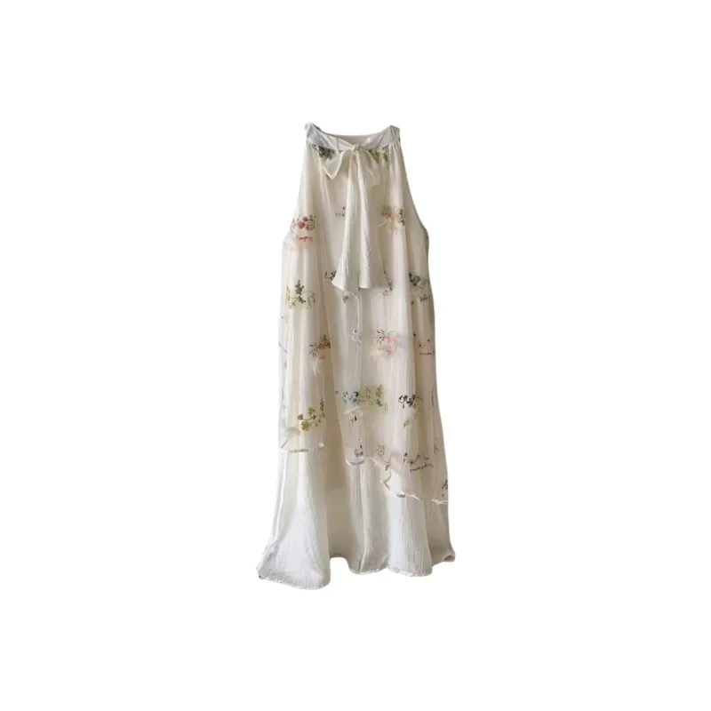 KEAB Sleeveless Dresses Women's White-1