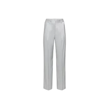 ARITZIA The Effortless Pant' The Effortless PantTM Satin Suit Trouser Women's Chrome Grey