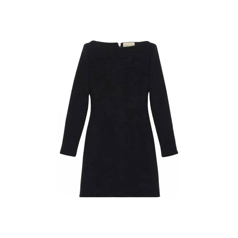 GUCCI Glittered Tweed Dress-0