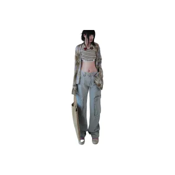 Seven Up And Nine Down Jeans Women's Light Blue