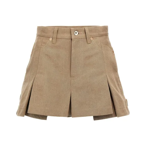 Sacai Denim Mix Skorts