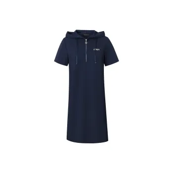 Firststation Short Sleeved Dresses Women's Navy Blue