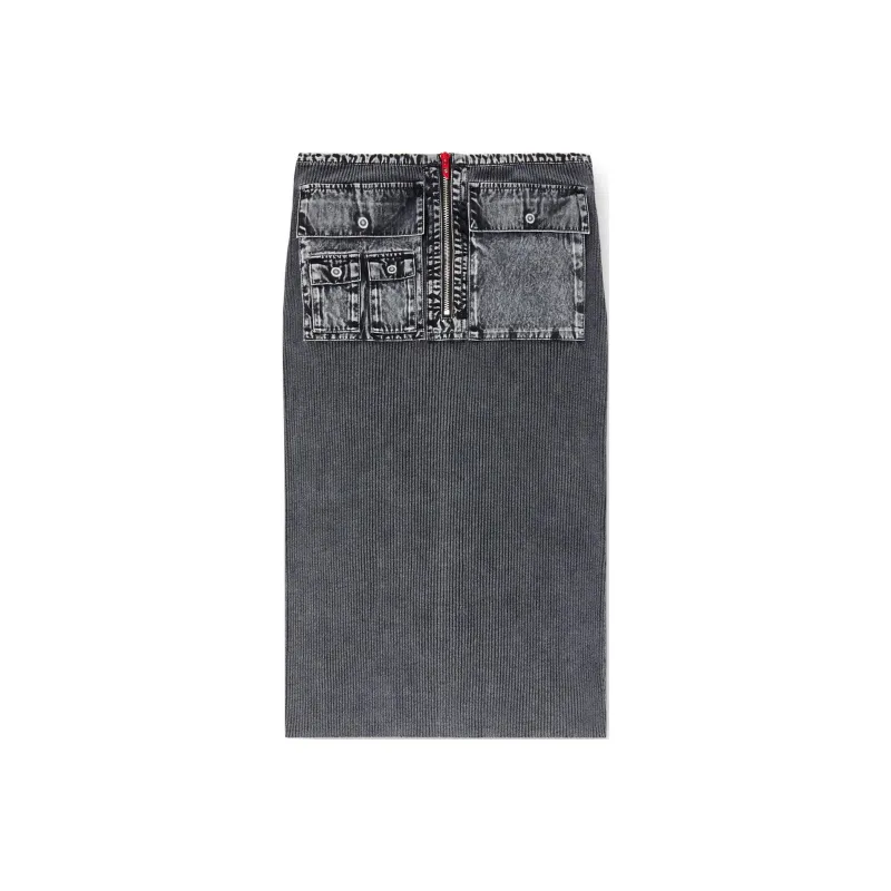 DIESEL M Meryn Knitted Midi Skirt-0