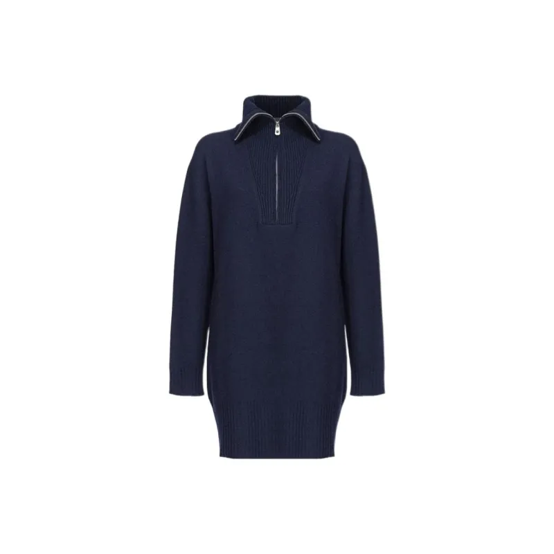 PINKO Half Zipped Knitted Dress-0