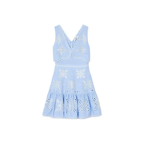 Sandro Sleeveless Dress Women's Sky Blue