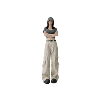 Yynw Cargo Pants Women's Apricot