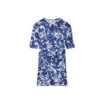 Stella McCartney Animal Forest-Printed Straight Hem Mini Dress