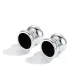 Double-Sided Magnet Clip-on Earrings (White)