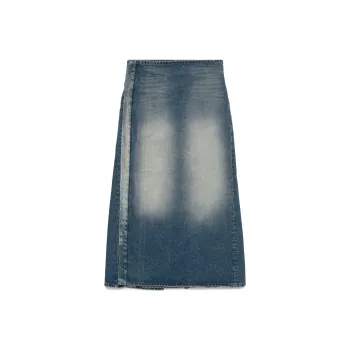 Y/Project Denim Midi Skirt