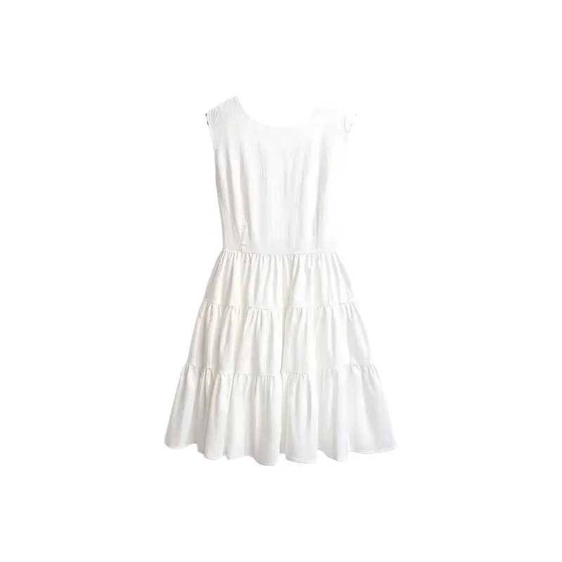 KEAB Sleeveless Dresses Women's White-1