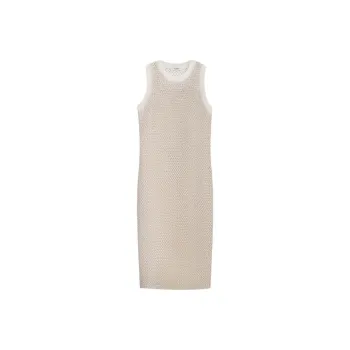 PESERICO Sleeveless Dress Women's Gold