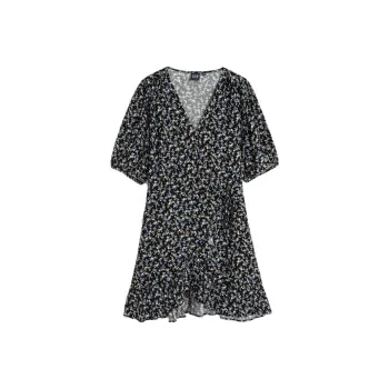 GAP Short-Sleeved Dresses Women's Black