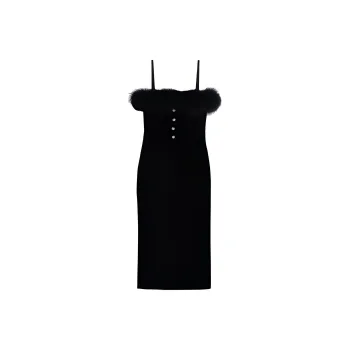 Bebe FW23 Slip Dresses Women's Black