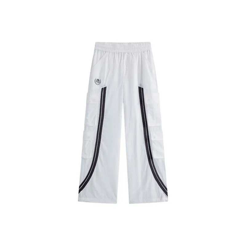 Kappa ACF Fiorentina Cargo Pants Women's Korean White-0
