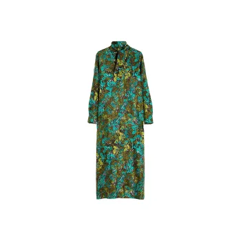 MaxMara Long Sleeved Dress Women's Olive Green