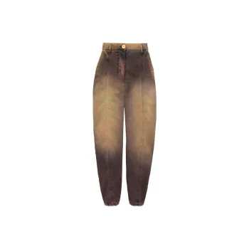 BALMAIN Tie dye Print Tapered Jeans