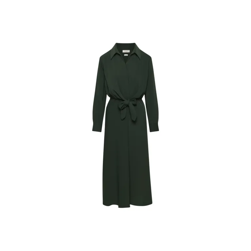ARITZIA Babaton Abbey Dress Long-Sleeved Dresses Women's Scarab/Scarab Beetle-0