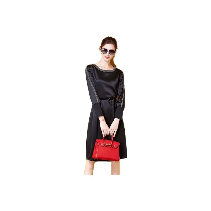 CYANINE SEA Long-Sleeved Dresses Women's-0