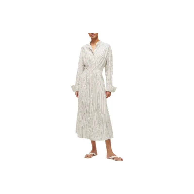 Staud Long-Sleeved Dresses Women's White-0