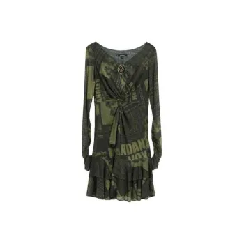 Bebe Long Sleeved Dresses Women's Army Green