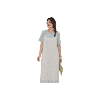 DAMABAIFENBAI Short Sleeved Dress Women's