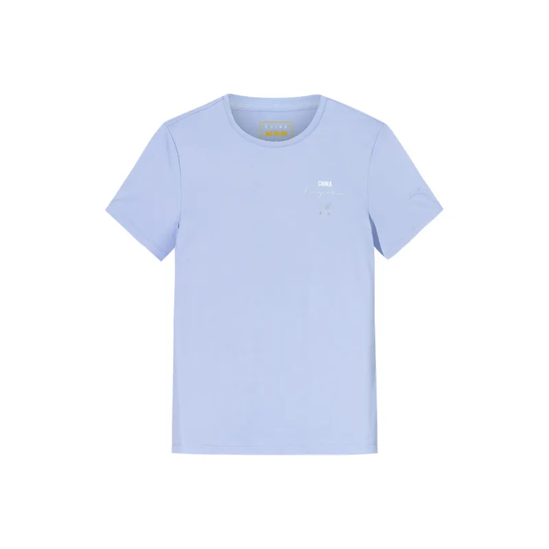 Anta Variety Training Collection T Shirt Women's Twilight Ice Blue-0