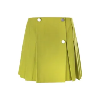 Bottega Veneta High Waist Pleated Mini Skirt