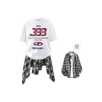 OGEK T Shirt Unisex White Short Sleeved Comes With Black Shirt