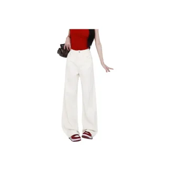 Mu Xiao Xin Jeans Women's White