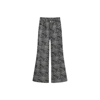 CUBIC Jeans Women's Leopard Print