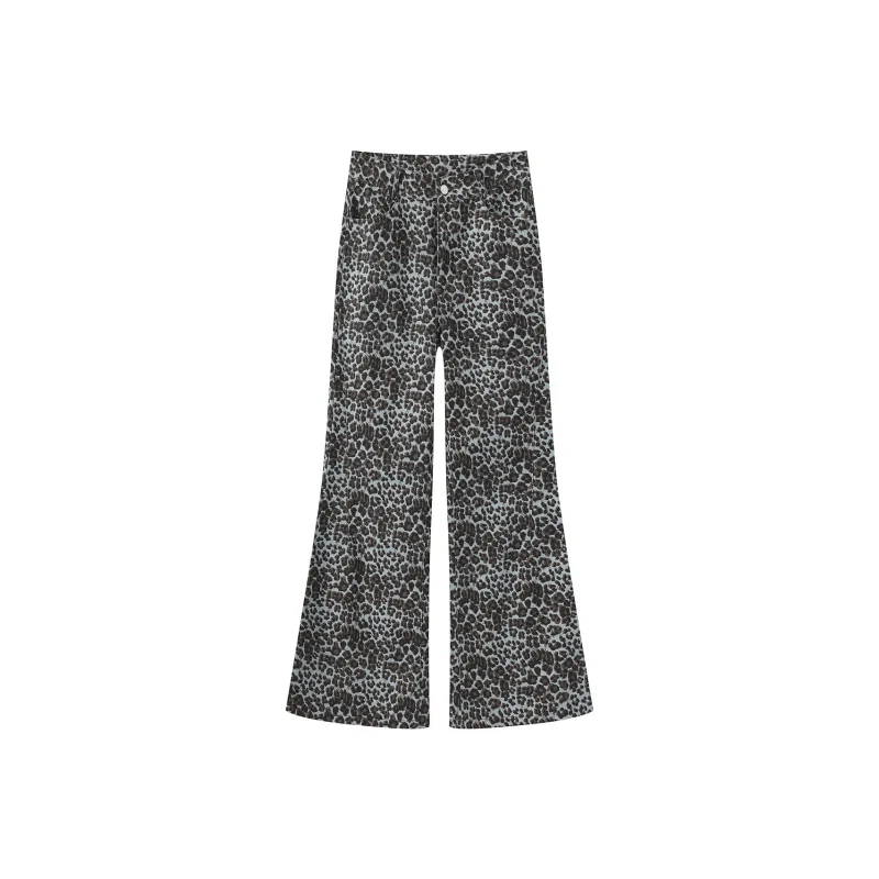 CUBIC Jeans Women's Leopard Print-0