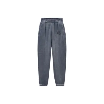 Alexander Wang Essential Terry Classic Puff Paint Logo Sweatpants Washed Asphalt