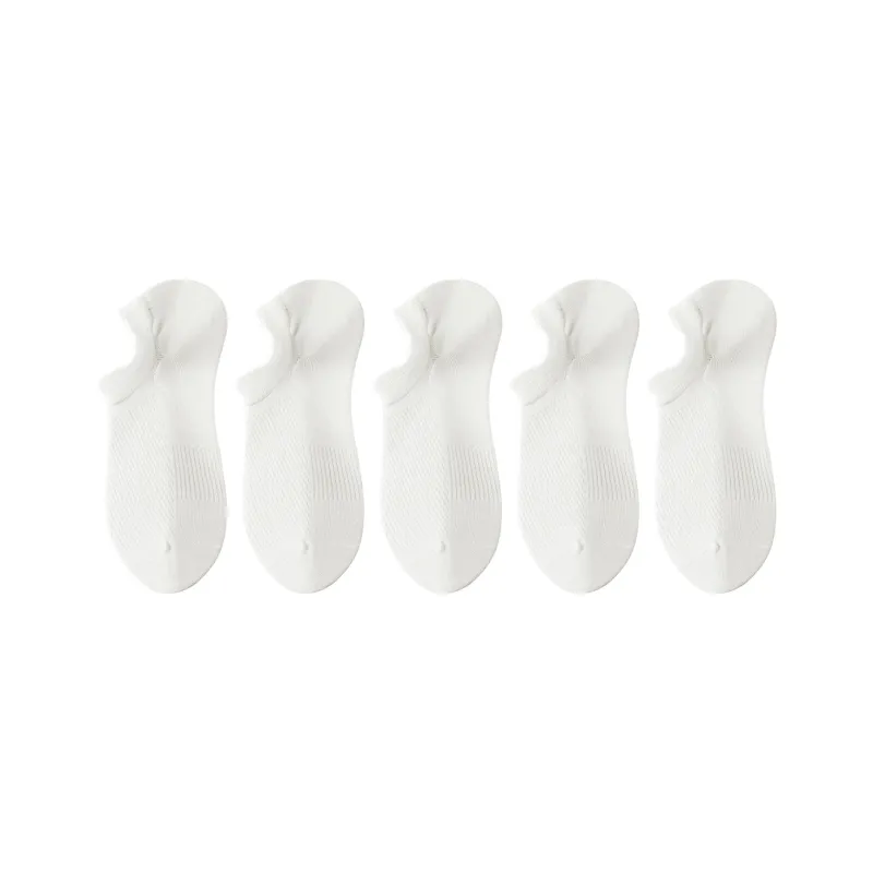 ZEROIN No Show Socks Unisex 5 Pack-0