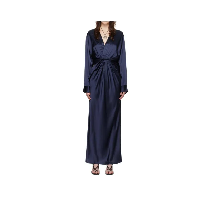 Christopher Esber Triquetra Twist Silk Maxi Dress-0