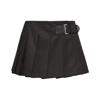 PRADA Re Nylon Pleated Miniskirt