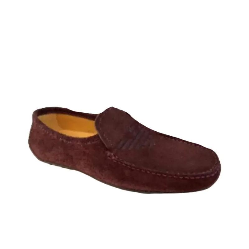 EMPORIO ARMANI EA7 Gommino Loafers Men's Red-1
