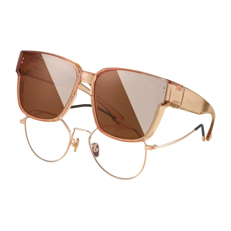 PULAIS TR/Memory Plastic Square Sunglasses Unisex-0