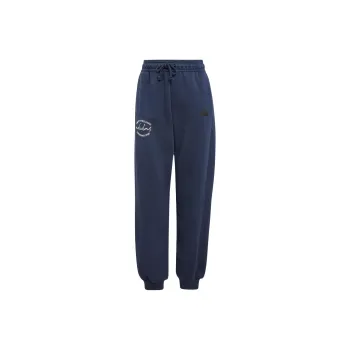 Adidas SIGNATURE PRINT FLEECE JOGGERS Knitted Sports Pants Women's Legend Ink