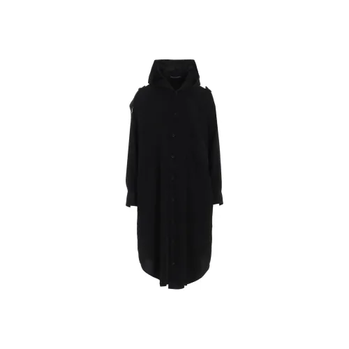 Yohji Yamamoto Hooded Midi Dress
