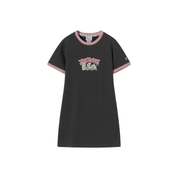 Tokidoki Short-Sleeved Dresses Women's Dark Gray