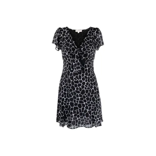 MICHAEL KORS Short Sleeved Dresses Women's Black