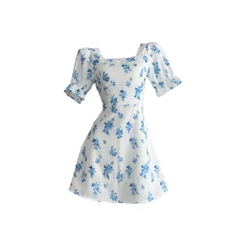 MISSHONEY MH Short Sleeved Dress Women's White