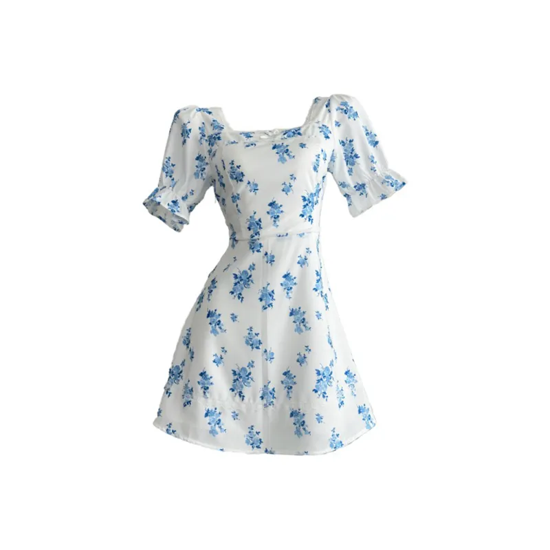 MISSHONEY MH Short Sleeved Dress Women's White-0